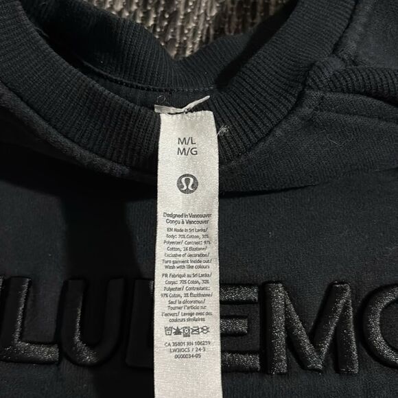 Lululemon Scuba Oversized Pullover *Wordmark RARE SPELLOUT - Picture 5 of 7